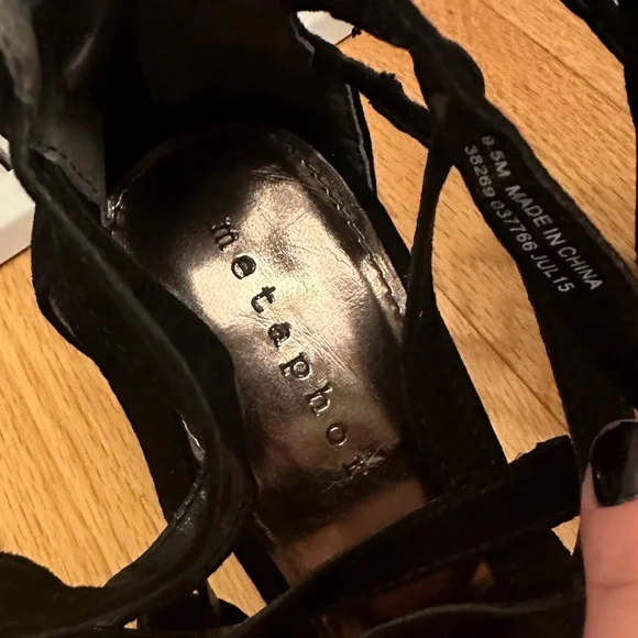 Women’s black tall heels size 9.5 - Picture 3 of 11